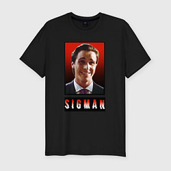 Футболка slim-fit Sigman, цвет: черный