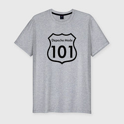 Футболка slim-fit Depeche Mode - 101 Route 66, цвет: меланж