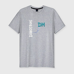 Мужская slim-футболка Depeche Mode - Dangerous