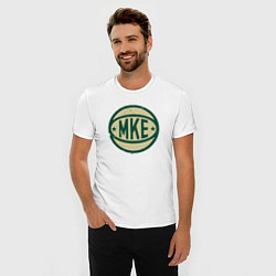 Футболка slim-fit Milwaukee ball, цвет: белый — фото 2