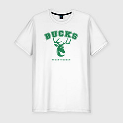 Футболка slim-fit Bucks fear the deer, цвет: белый