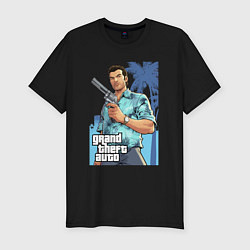 Мужская slim-футболка GTA - Томми Версетти