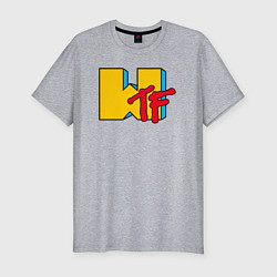 Футболка slim-fit MTV WTF, цвет: меланж