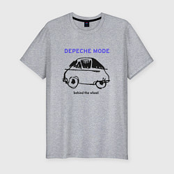 Мужская slim-футболка Depeche Mode - Behind the wheel