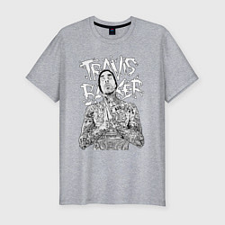 Футболка slim-fit Travis Barker, цвет: меланж