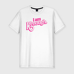 Мужская slim-футболка I am kenough
