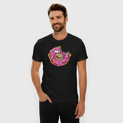 Футболка slim-fit Homer donut, цвет: черный — фото 2