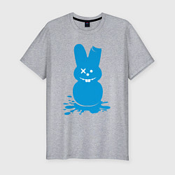 Футболка slim-fit Blue bunny, цвет: меланж