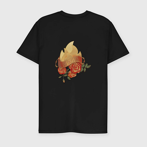 Мужская slim-футболка Hurt pin-up / Черный – фото 2