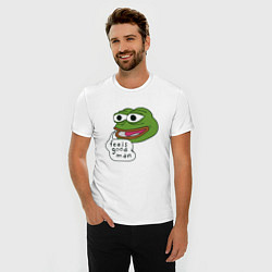 Футболка slim-fit Pepe feels good man, цвет: белый — фото 2