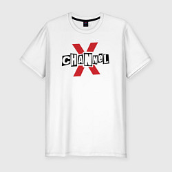 Футболка slim-fit Channel X из GTA V, цвет: белый