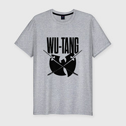 Мужская slim-футболка Wu tang catana