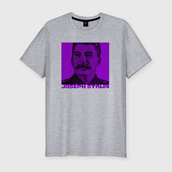 Футболка slim-fit Joseph Stalin, цвет: меланж