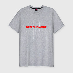 Мужская slim-футболка Depeche Mode - songs list