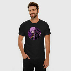 Футболка slim-fit Kyouko Kirigiri - Danganronpa, цвет: черный — фото 2
