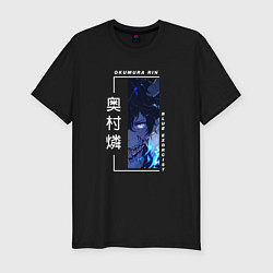 Мужская slim-футболка Blue Exorcist - Okumura Rin