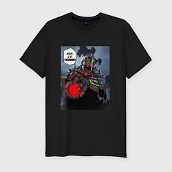 Футболка slim-fit Helldivers 2: Give me a Drop, цвет: черный