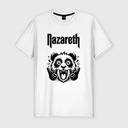 Мужская slim-футболка Nazareth - rock panda