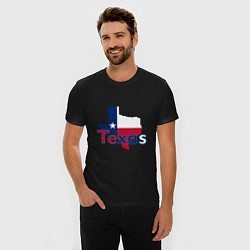 Футболка slim-fit Texas, цвет: черный — фото 2