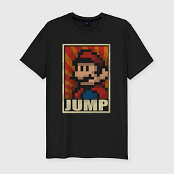 Футболка slim-fit Jump Mario, цвет: черный