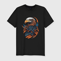Мужская slim-футболка Белоголовый орлан