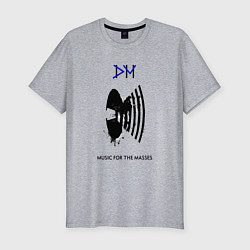 Мужская slim-футболка Depeche Mode - for the masses