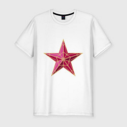 Мужская slim-футболка Класна Звезда