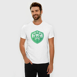 Футболка slim-fit Логотип Рыцарского замка, цвет: белый — фото 2