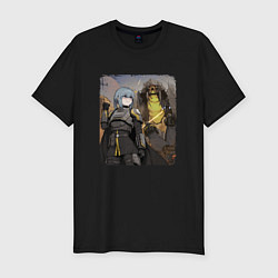 Футболка slim-fit Helldivers x Anime, цвет: черный