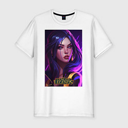 Мужская slim-футболка League of Legends Kaisa Kda