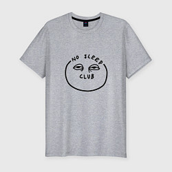Мужская slim-футболка Сонный клуб