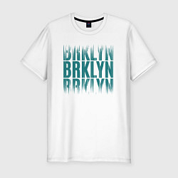 Мужская slim-футболка Brklyn