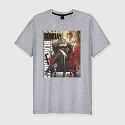 Мужская slim-футболка Пираты Чёрной лагуны Балалайка