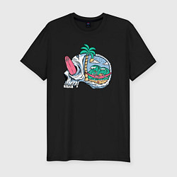 Футболка slim-fit Dead summer skull, цвет: черный