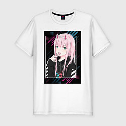 Мужская slim-футболка Zero Two is darling