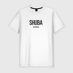 Футболка slim-fit Shuba, цвет: белый