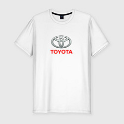 Футболка slim-fit Toyota brend auto, цвет: белый