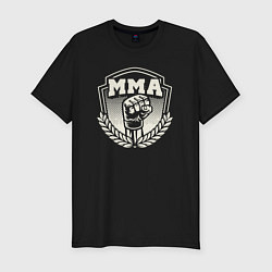 Футболка slim-fit Кулак MMA, цвет: черный