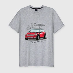 Мужская slim-футболка Mini Cooper