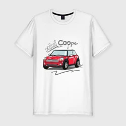 Футболка slim-fit Mini Cooper, цвет: белый