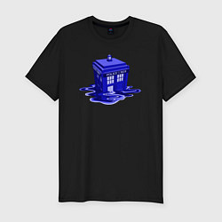 Футболка slim-fit Tardis ink, цвет: черный