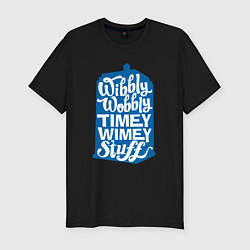 Мужская slim-футболка Timey stuff