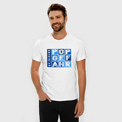 Футболка slim-fit Devision - Popgefahr shirt, цвет: белый — фото 2