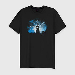 Футболка slim-fit Tardis light, цвет: черный