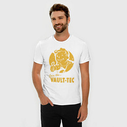 Футболка slim-fit Vault boy like print, цвет: белый — фото 2