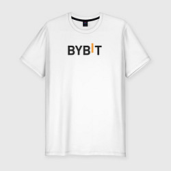 Футболка slim-fit Bybit, цвет: белый
