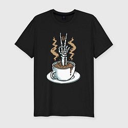 Футболка slim-fit Skeletor coffee, цвет: черный