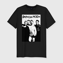 Футболка slim-fit Depeche mode all, цвет: черный