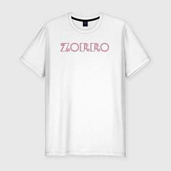 Мужская slim-футболка Zorro