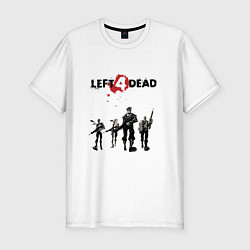 Мужская slim-футболка Выжившие Left 4 Dead